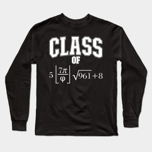 Class Of 2023 School Mathematics Calculation Long Sleeve T-Shirt